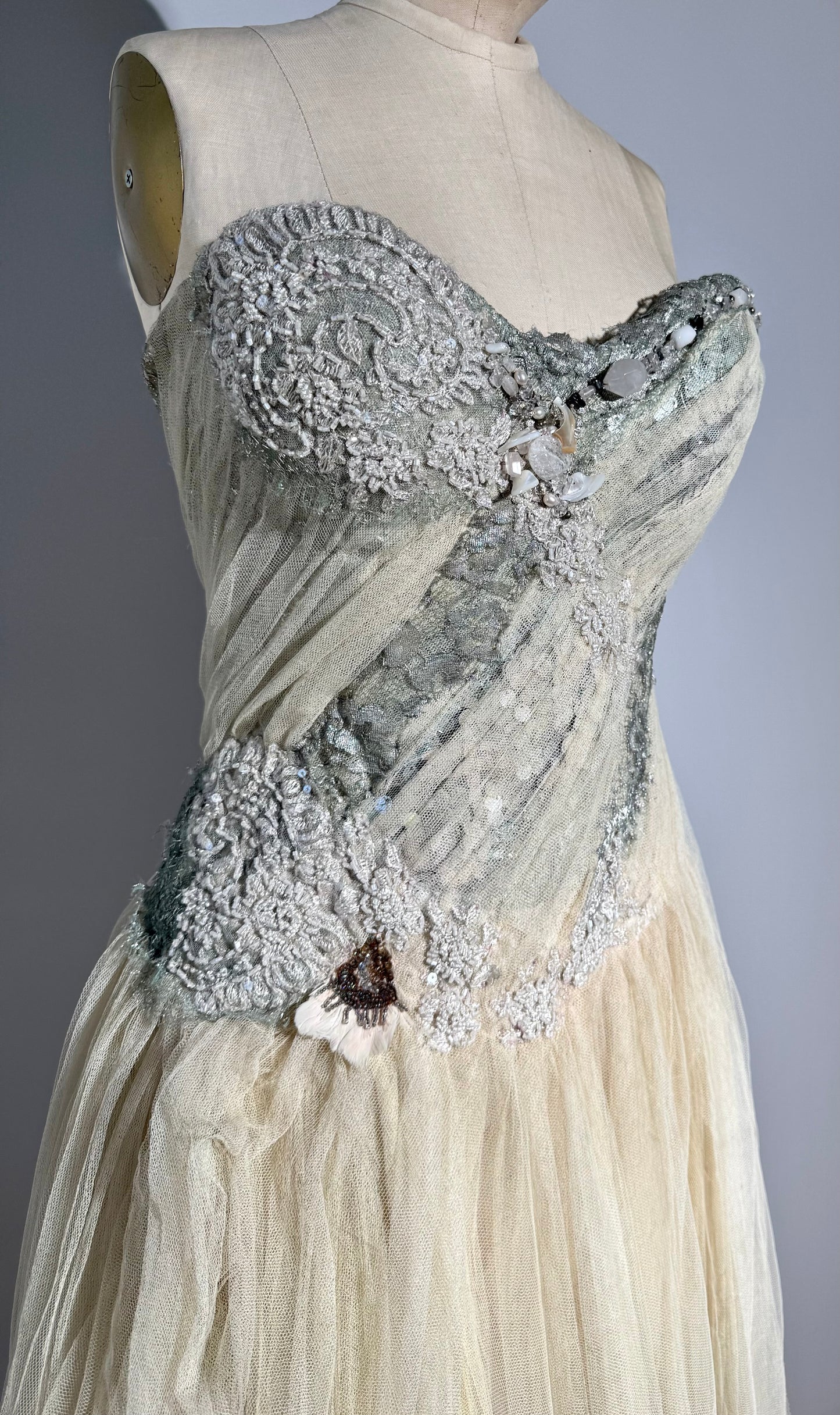 Trash Couture Marie Antoinette Dress - Nude / Rose