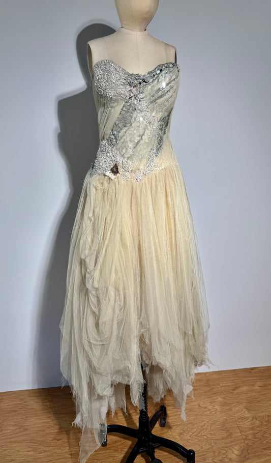 Trash Couture Marie Antoinette Dress - Nude / Rose