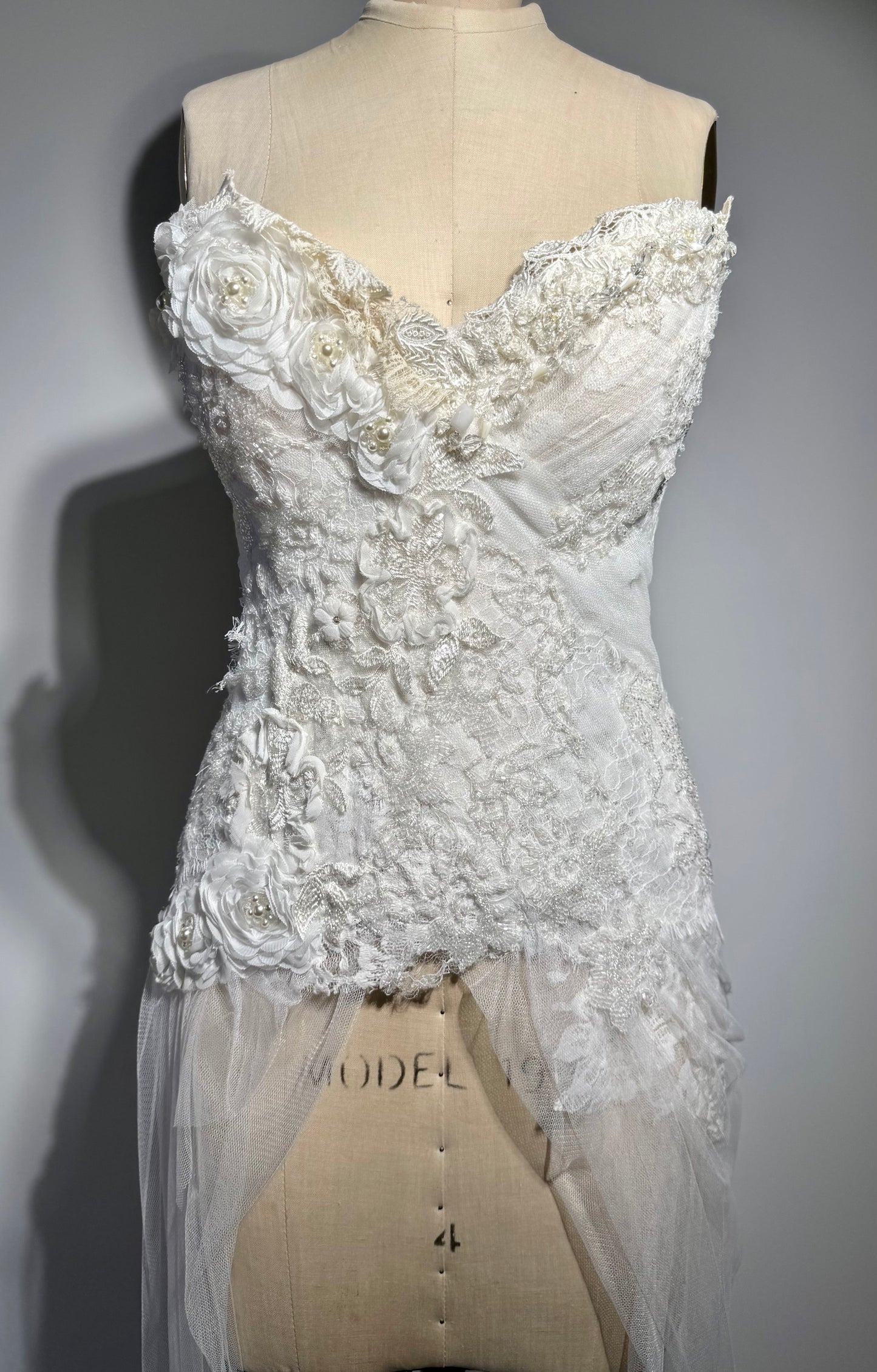 Trash Couture Ice Crystal Top - White