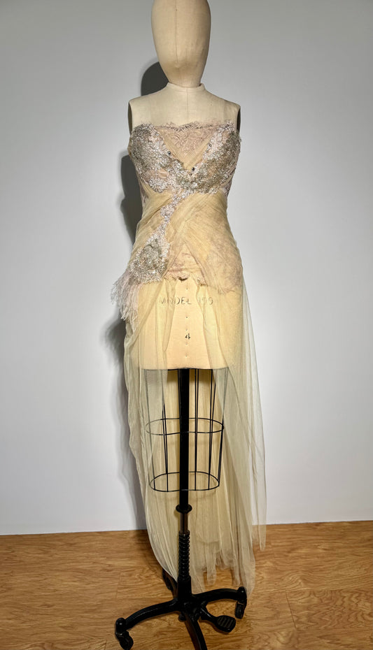 Trash Couture Frida Khalo Bustier - Nude / Rose