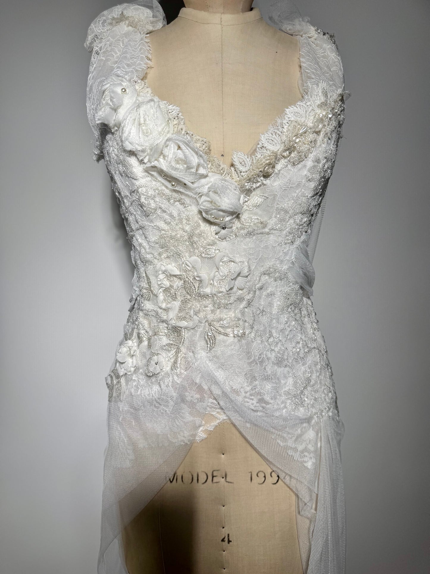 Trash Couture Ice Crystal Top - White