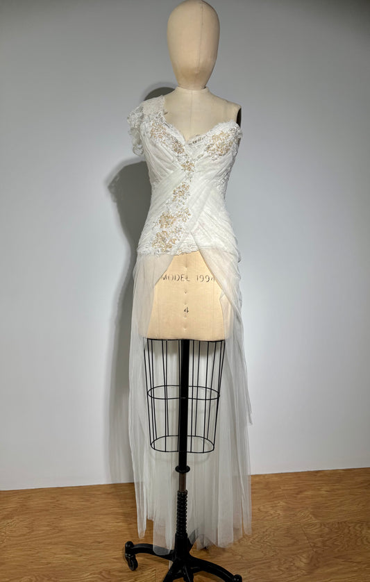 Trash Couture Rosebud Top III - Ecru