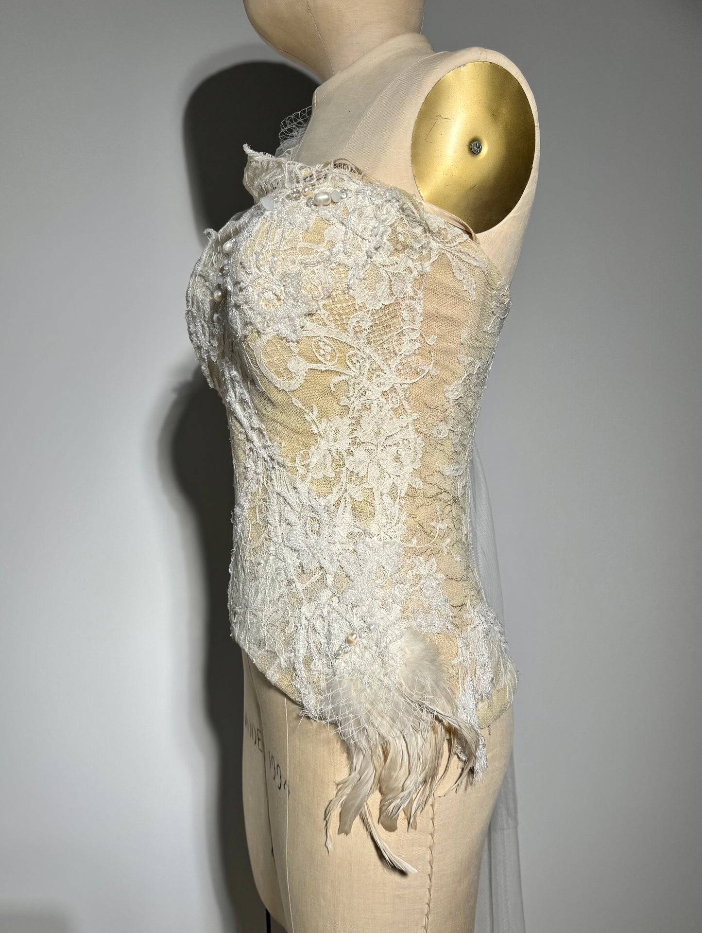 Trash Couture Sahara Moon Top - Ivory Champagne