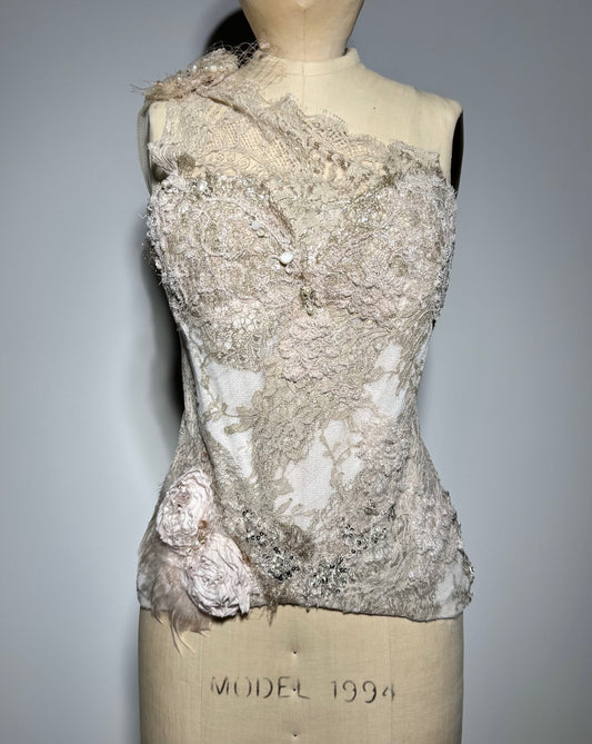 Trash Couture Sahara Moon Top - Rose Desert