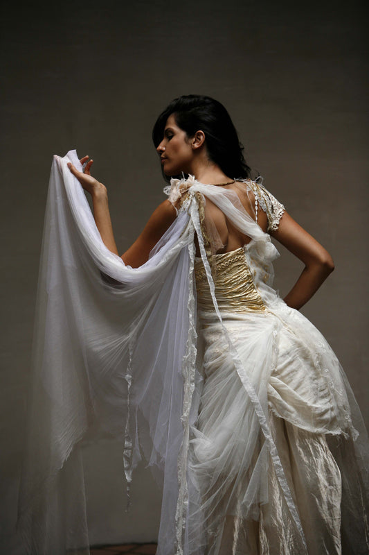 Trash Couture Golden Atnena Top - Ivory