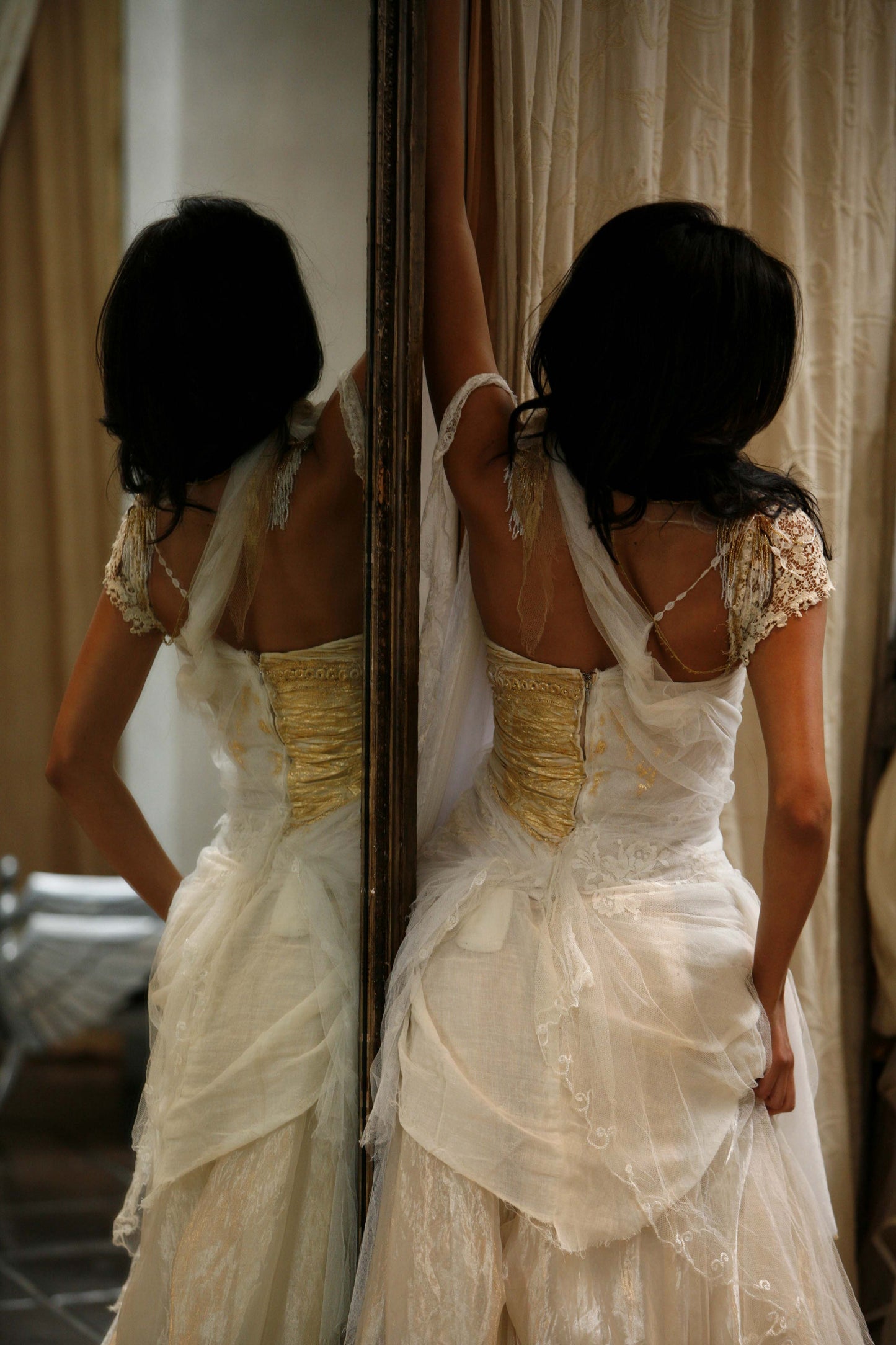 Trash Couture Golden Atnena Top - Ivory